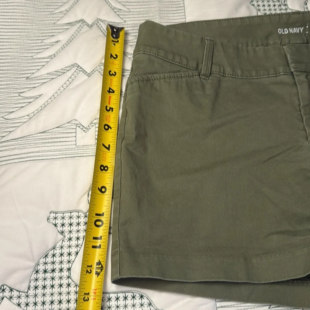 Old Navy Pixie Women's Green Cargo Shorts-6